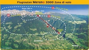 Fluggebiete Meran 2000